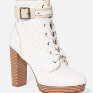 Just Fab Lights Down Low Hiker Bootie